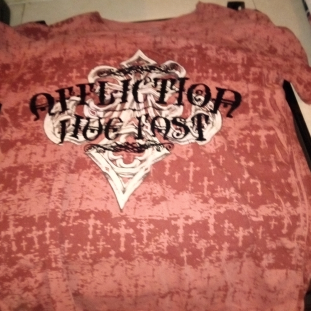 Affliction 'Live fast' men's tee